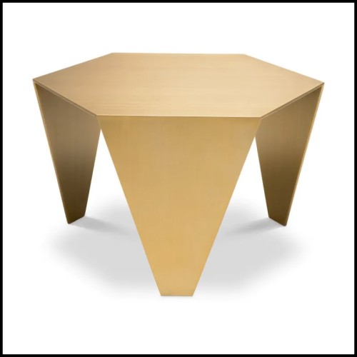 Table d'Appoint 24 - Metro Chic gold luxe - Pacific Compagnie.