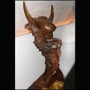 Sculpture PC - Femme Taureau - Inspiration antique - Pacific Compagnie.