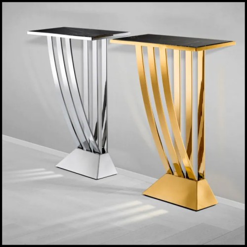 Console Table Eichholtz - Beau Deco steel