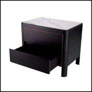 Table de chevet 24 - Corazon cuir - Pacific Compagnie.