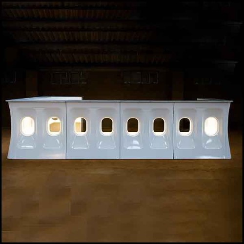 Bar Modulable Airbus A340 144 - Fuselage Art - Mobilier design - Pacific Compagnie.