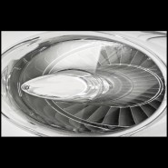 Table basse 22 - réacteur d'avion DC9 - DC9 - Pacific Compagnie.