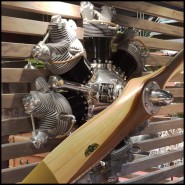 Moteur & Hélice 22 - Stellar Continental - Déco - Pacific Compagnie.