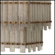 Lustre 24 - Caprera rectangulaire - Forme allongée - Pacific Compagnie.