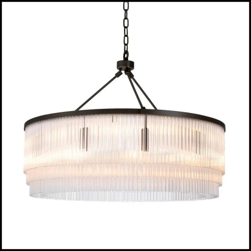 Lustre 24 - Hector L - Bronze doré - Pacific Compagnie.