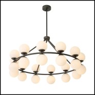 Lustre 24 - Hutchinson - Acier brossé - Pacific Compagnie.