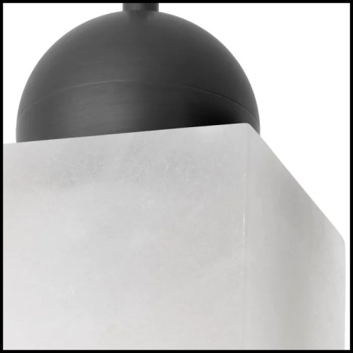 Suspension 24 - Etruscan Square - Laiton vieilli - Pacific Compagnie.