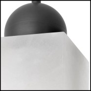 Suspension 24 - Etruscan Square - Laiton vieilli - Pacific Compagnie.