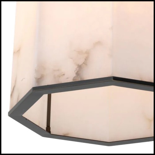 Suspension 24 - Victoire L – luxurious stone light, indoor décor accent – Pacific Compagnie.
