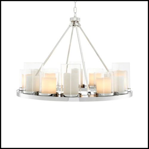 Lustre 24 - Summit round - Lignes épurées - Pacific Compagnie.