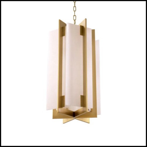 Suspension 24 - Lugano - Laiton doré - Pacific Compagnie.