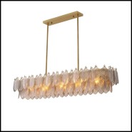 Lustre 24 - Verbier rectangular - Élégance rustique - Pacific Compagnie.