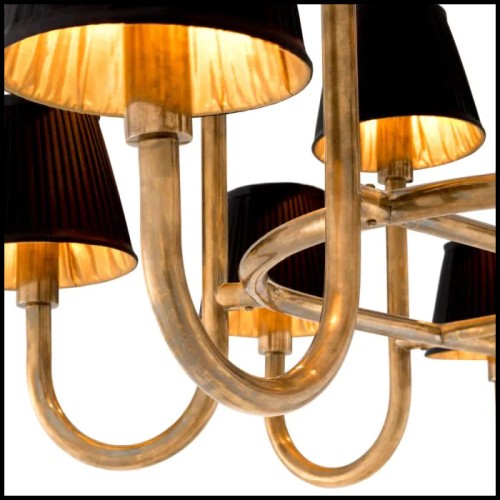 Lustre 24 - Sparrows - Finition bronze - Pacific Compagnie.