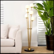 Lampadaire 24 - Tortora - Abat-jour en lin - Pacific Compagnie.