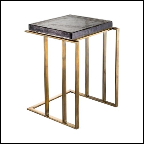 Table d'appoint 24 - Crescent - Métal noir - Pacific Compagnie.