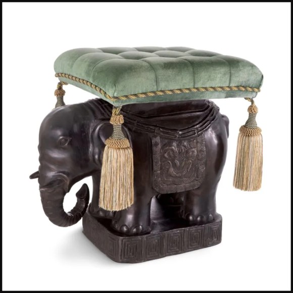 Tabouret 24 - Éléphant - Vue d'ensemble - Pacific Compagnie.