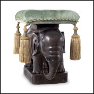 Tabouret 24 - Éléphant - Bois massif - Pacific Compagnie.