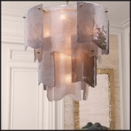 Lustre 24 - Asinara S Verre Fumé, design moderne - Pacific Compagnie.