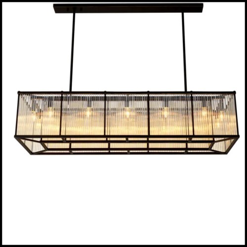 Lustre 24 - Bernardi Rectangular, luxueux - Pacific Compagnie.