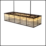 Lustre 24 - Bernardi Rectangular, grand - Pacific Compagnie.