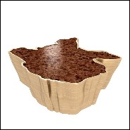 Table basse 155 - Walnut Top - Élégance naturelle - Pacific Compagnie.