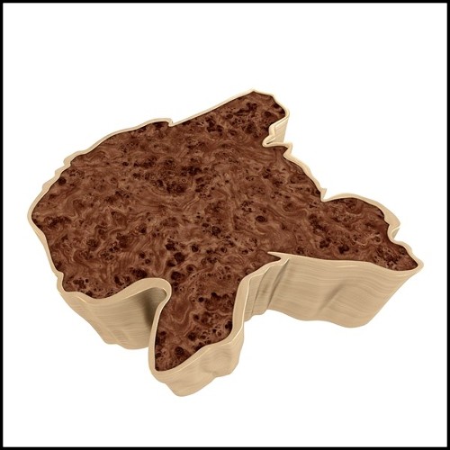 Table basse 155 - Walnut Top - Noyer massif - Pacific Compagnie.