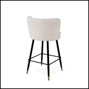 Tabouret de comptoir 24 - Grenada - Eichholtz stool profile - Pacific Compagnie.
