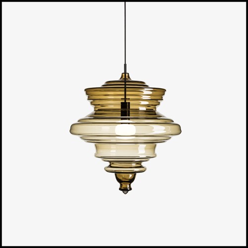 Suspension 230 - La Scala L - Laiton poli - Pacific Compagnie.