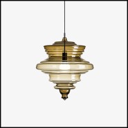 Suspension 230 - La Scala L - Laiton poli - Pacific Compagnie.