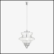 Suspension 230 - La Scala M - Diffuseur opale - Pacific Compagnie.