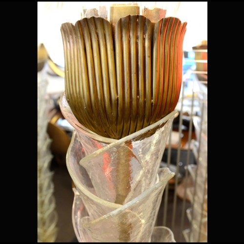 Lampadaire PC - Palmier Murano - Salon prestigieux - Pacific Compagnie.