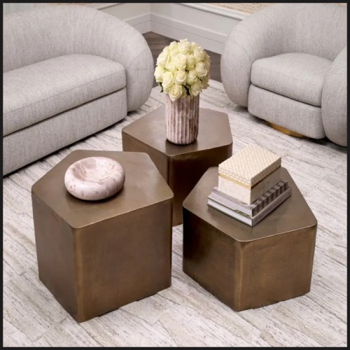 Coffee Table - Veenazza set of 3 - Eichholtz