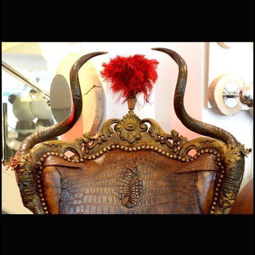 Fauteuil 120 - Xango Alligator - Pièce maîtresse - Pacific Compagnie.