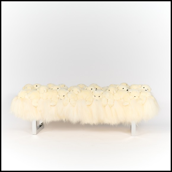 Bench AP COLLECTION - Ours Blancs