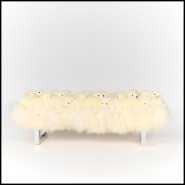 Banquette 188 - Ours Blancs - Luxe - Pacific Compagnie.