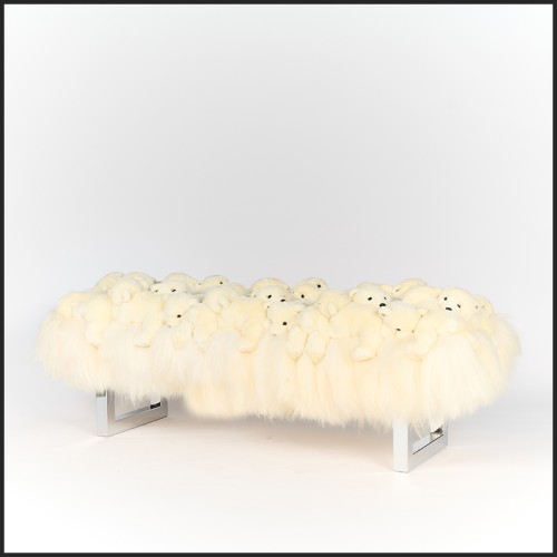 Banquette 188 - Ours Blancs - Confortable - Pacific Compagnie.