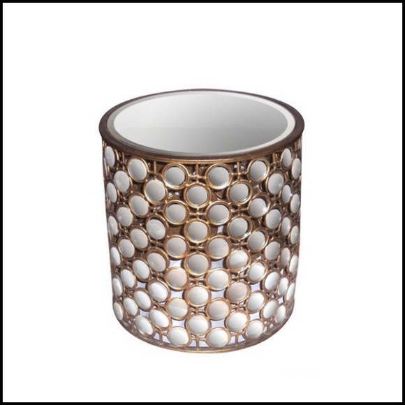 Table basse 38 - Maharani Paon - Motif paon - Pacific Compagnie.