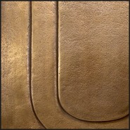 Table d'Appoint 24 - Gubbio - Laiton brossé - Pacific Compagnie.