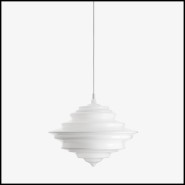 Suspension 230 - Metropolitan Opera M - Verre opalin - Pacific Compagnie.