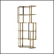 Cabinet 24 - Clio Corner - Brush brass Pacific Compagnie.