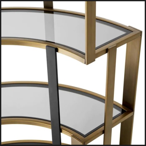 Cabinet 24 - Clio Corner - Brush brass Pacific Compagnie.