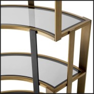 Cabinet 24 - Clio Corner - Brush brass Pacific Compagnie.