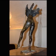 Sculpture woman 19-Femme à tête de coq