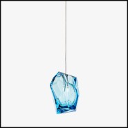 Suspension 230 - Single Pendant Blue - Ambiance Relaxante - Pacific Compagnie.