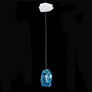Suspension 230 - Single Pendant Blue | Pendant LASVIT - Elegant Blue Fixture - Pacific Compagnie.