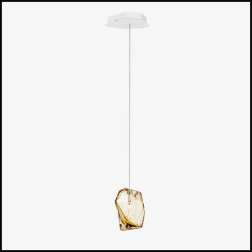 Suspension 230 - Single Pendant Light Amber - Lumière Ambrée - Pacific Compagnie.
