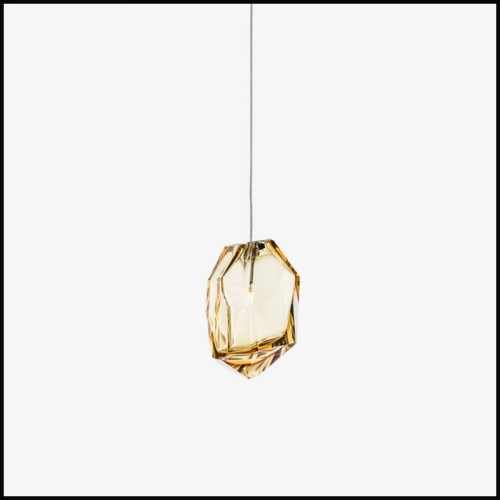 Suspension 230 - Single Pendant Light Amber - Atmosphère Cosy - Pacific Compagnie.