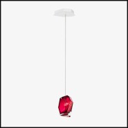 Suspension 230 - Single Pendant Red - Luminaire Rouge - Pacific Compagnie.