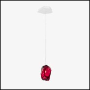 Suspension 230 - Single Pendant Red - Couleur Vive - Pacific Compagnie.