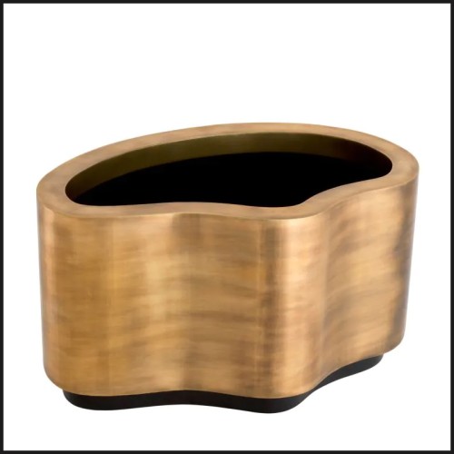 Jardinière 24 - Monza - sophisticated black planter, minimalist aesthetic, enhances plant display - Pacific Compagnie.
